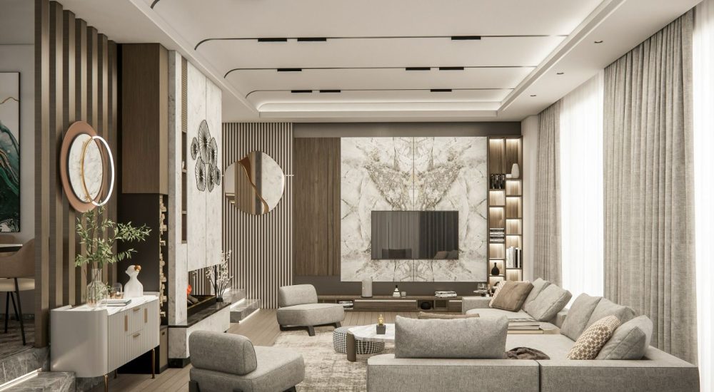 ASER YAPI VİLLALARI-SALON TASARIMIMIZ